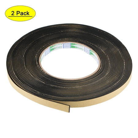 

Uxcell EVA Self Adhesive Sealing Foam Tape for Window Door Insulation 2pcs 0.4x0.06x32.8ft