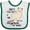 White and Green, variant on Inktastic Gigi's You Say Alpaca My Bags Boys or Girls Baby Bib