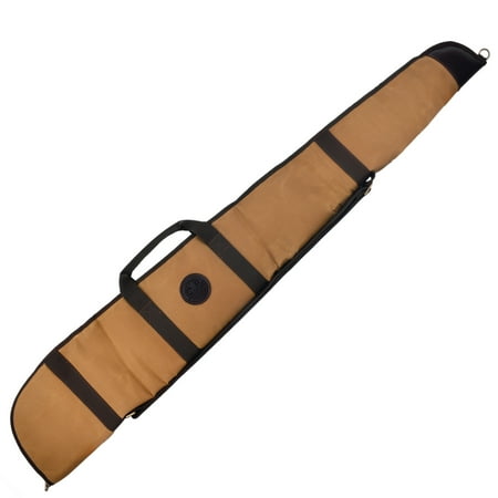 53inch Canvas Shotgun Bag Leather Canvas Shotgun Gun Case Pouch with Carry Strap