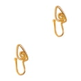 thumbnail image 2 of Sonducket Anillo de nariz geométrico círculo anillos cruzados todo-fósforo Clip todo-fósforo mujeres chica regalo ocio Casual Tipo-01 2Conjunto, 2 of 6