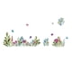 thumbnail image 1 of Juego de pegatinas de pared Cateissary decorativa artesanal PVC dormitorio, 1 of 6