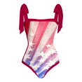 thumbnail image 3 of MKLEKYY Trajes De Baño Dama Women Fashion Independence Day Flag Print Two Piece Swimsuit Set Sexy Swimsuit, 3 of 4