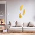 thumbnail image 5 of 3D Feather Family Wall Decor, Acrylic Wall Stickers for Living Room, Mirror Wall Decor, Modern Style, 5 of 7