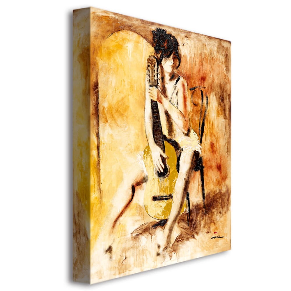 Trademark Art "Love Song" Canvas Art by Joarez