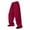 Red, variant on Guluxicc Gym Pants for Men Elastic Waist Drawstring Yoga Trousers with Pockets Wide-Leg Classic Fit Summer Athletic Pants