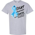 thumbnail image 3 of Inktastic Fight Against Cancer Prostate Cancer Awareness T-Shirt, 3 of 5