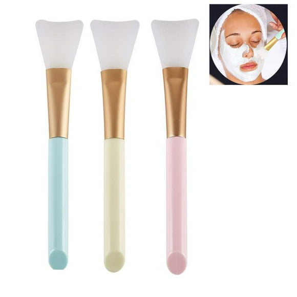 3 Pcs Brosse pour Masque Facial Applicateur de Masque de Boue pour le Visage Brosses Lotion Corporelle Fond de Teint Mélange Outil Bricolage
