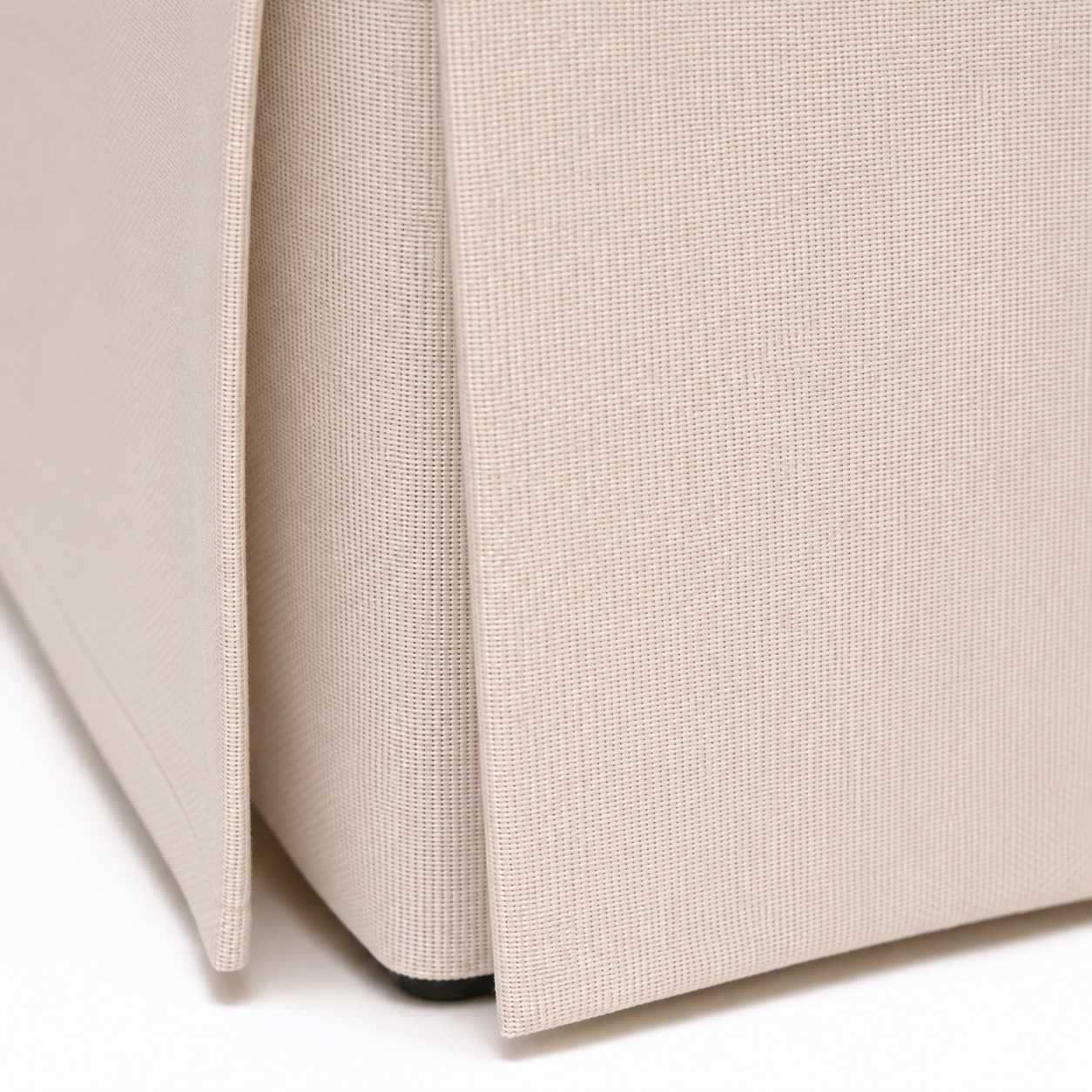 My Texas House Alamo Skirted Ottoman, Taupe photo 6