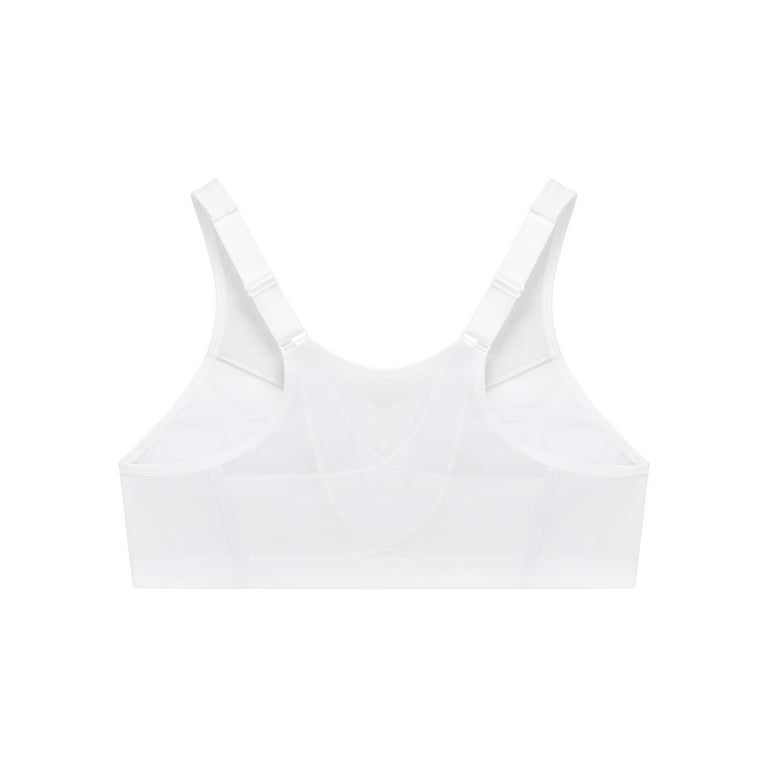 Glamorise Front Close Wire Free Support Bra White – Brastop US