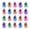 20PCS, variant on OIUR 20/50/100Pcs Glow-in-the-dark Halloween Ghost Figurine Mini Cartoon Ghost Resin Statue Luminous Miniature Ghost Ornament Desktop Decoration