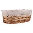 thumbnail image 5 of CRILSTYLEO Fruit Basket Woven Wood For Garden Everyday Use 1 Set 11.8X7.9X4.0In, 5 of 8