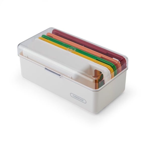 Farberware Pro Compact Mandoline with Storage Case and Color-Coded Blades