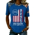 thumbnail image 3 of Hearthz 1776-2026 250 Anniversary USA Shirt Raglan Short Sleeve Patriotic Womens Graphic T Shirts We the People American Flag 250 Anniversary USA Shirt Women, 3 of 5