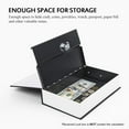 thumbnail image 2 of SNNROO Book Safe Combination with Key Secret Safe Hide Money Jewelry Safe Containers Disguised Metal Lock Box Fake Book Concealment Furniture Hollow Case, 2 of 8