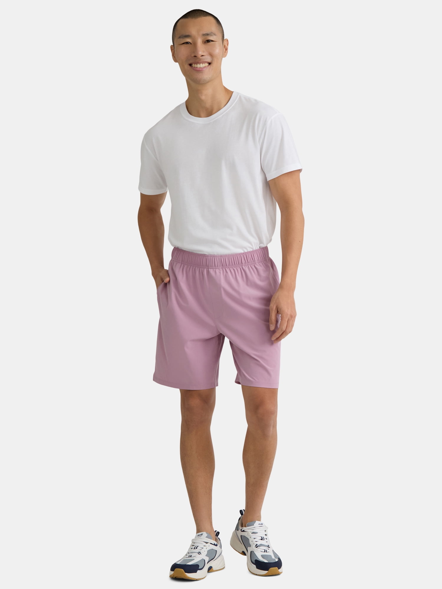 Athletic Works Men's and Big Men's Woven Running Shorts, 6" and 8" Inseams, Sizes XS-5XL