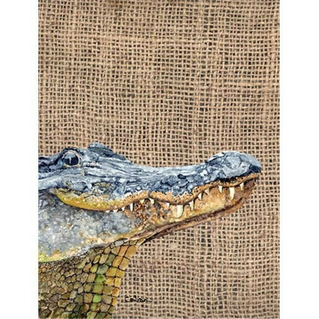 Carolines Treasures 8733GF Drapeau Alligator - Taille du Jardin&44; 11 x 15 Po.