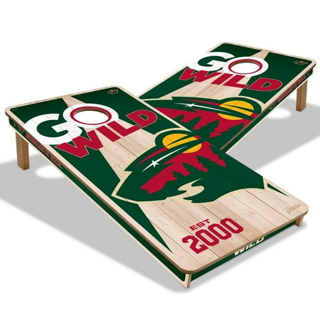 YouTheFan NHLMinnesota Wild 2 x 4 Cornhole Game No Bags