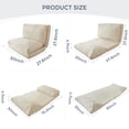thumbnail image 6 of GOODONE Folding Beanbag Sofa Bed,Corduroy Memory Foam Convertible Floor Mattress,with Removable and Washable Cover,Suitable for Adults,Ideal for Living Room and Bedroom,Beige,Single, 6 of 9