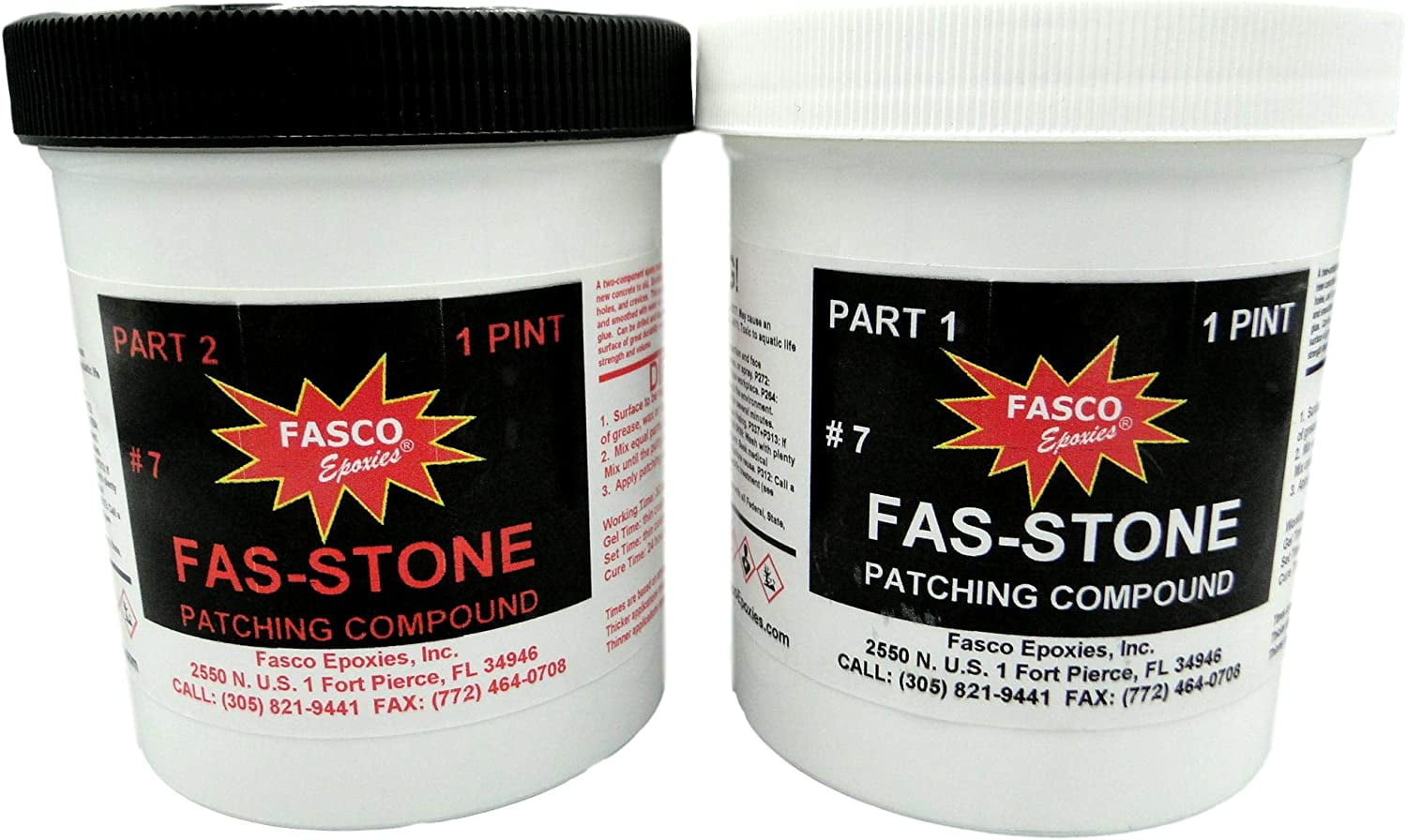 Fasco Epoxies, Inc. 7 Concrete Epoxy Patching Compound Quart Kit