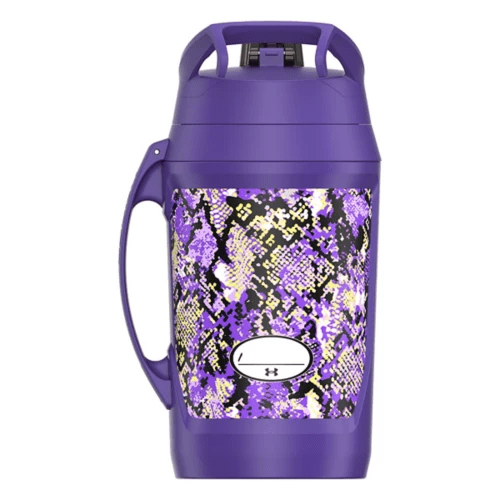Under Armour Playmaker Jug 64 Oz. Water Bottle, Purple Python