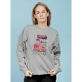 thumbnail image 2 of Canada Tourist Map Sweatshirt Women -Image by Shutterstock, Female Large, 2 of 4