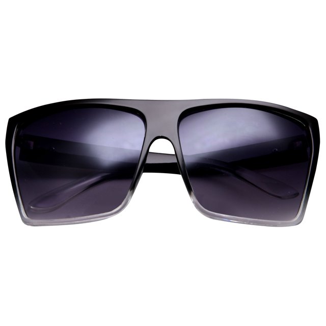 grinderPUNCH Large Retro Style Square Aviator Flat Top Sunglasses