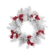 thumbnail image 4 of HLONK 28cm Christmas Candle Rings Artificial Berries Candle Rings Small Wreaths for Cabinets Wedding Centerpiece Tabletop Home, 4 of 10