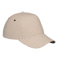 thumbnail image 3 of Daiia Brown Gingham Baseball Cap Men Women Classic Adjustable For Running Workout And Outdoor Activitie All Season Dad Hat Gift, 3 of 9