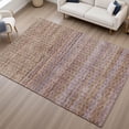 thumbnail image 6 of Addison Rugs Mayfield Premium Machine Washable Transitional Stripes Khaki Rectangle Rug, 3' x 5', 6 of 6