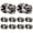 Black-White-Grey, variant on 10 Pack Jumbo Chunky Yarn for Hand Knitting, Fluffy Variegated Chunky Chenille Yarn for Crocheting, 240yds/70.5oz Super Bulky Soft Crochet Blanket Yarn(Candy)