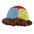 thumbnail image 1 of SAYOO Gorro de Pescador de Punto para Mujer, Color Block Hollow Out Patchwork Crochet Bucket Cap para otoño SAYOO casual, 1 of 6