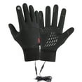thumbnail image 2 of Migroa Usb Heated Gloves for Men Women, Rechargeable Winter Warm Gloves for Outdoor Activities Black L, 2 of 5