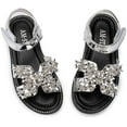 thumbnail image 3 of Baby Toddler Boys Girls Summer Sandals Slip-On Open Toe Beach Pool Slides Sandals Little Kid Non-Slip Soft Rubber Sole Princess Flat Shoes, 3 of 7