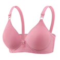 thumbnail image 4 of Telankuip Deep V No Underwire Push up Bras for Women Smoothing Full Coverage Stretch Seamless Bralettes Soft Comfortable Thin Cup Breathable Everyday Bras Hot Pink 36, 4 of 4