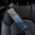 thumbnail image 5 of WERPE Mountain Fog Sunset Soft Comfort Car Seat Belt Pads Cover Car Interior Decor Ideal for Car Interior Accessories 2Pcs, 5 of 6