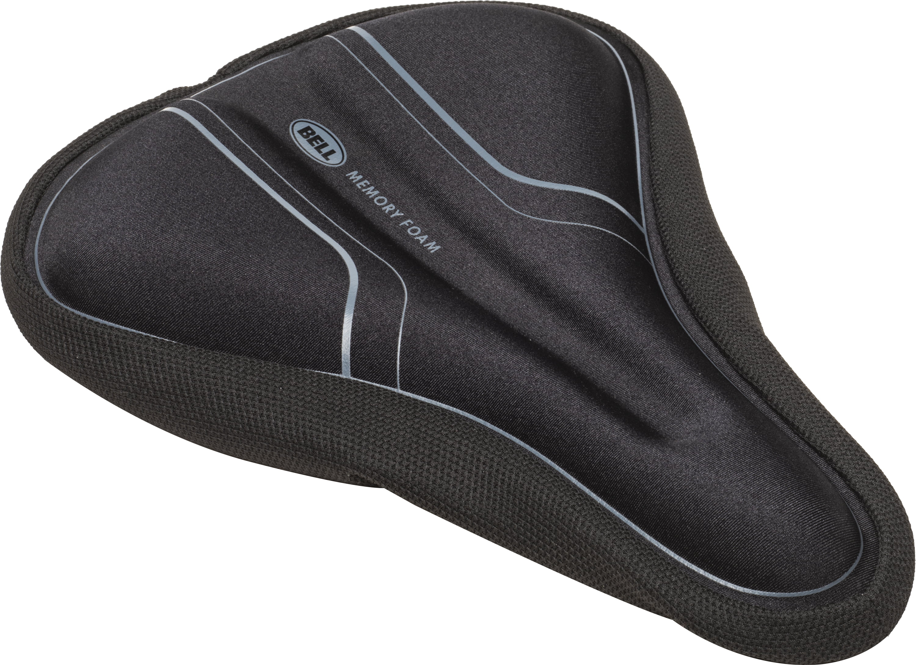 Sport Bike Seat Cushion Cover Pad Memory Foam For Bicycle Narrow Saddle Black 