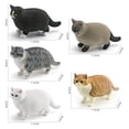 thumbnail image 3 of Juego de figuras Realistic Cat, 5 piezas, PVC, siamés, gato negro para niños, 3 of 3