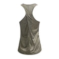 thumbnail image 7 of Exercise Tops for Women Sleeveless Tank Tops for Women Crewneck Basic Undershirt Workout Sports Shirts Stretch Gym Clothes (Khaki,XL), 7 of 7