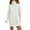 White, variant on Women's Sweater Dress Autumn Winter New Slim Knit Dress Turtleneck Cable Pattern Long Sleeve Knitted Gown Dress