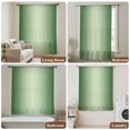 thumbnail image 5 of Green Ombre Sheer Curtains 96 Inch Length, Light Filtering Voile Curtain Panel, Modern Gradient Abstract Art Rod Pocket Drapes Window Treatments for Living Room Bedroom 52"x96", 5 of 9