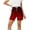Red, variant on Zedker Women's Athletic Shorts Sweat Shorts for Women Drawstring Elastic Shorts with Pockets Casual Loose Shorts Black L