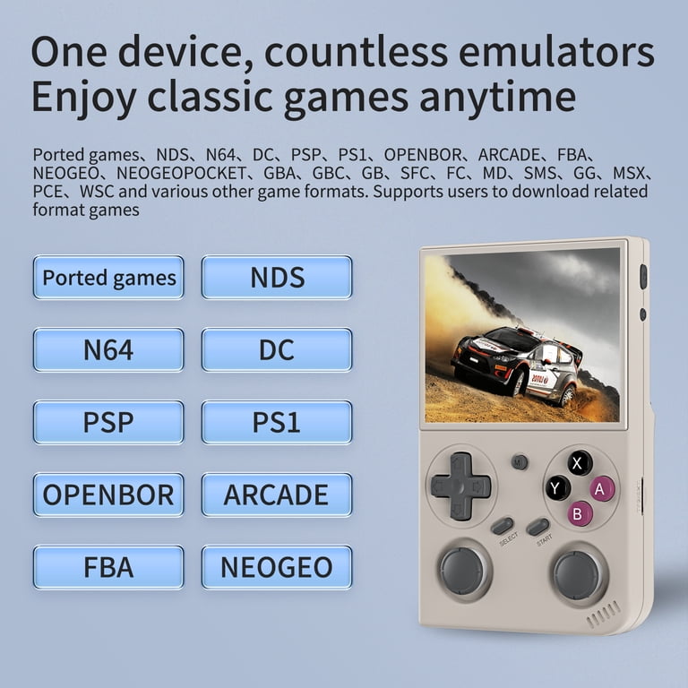 Anbernic, Handheld Game Console, 3.5'' IPS Screen, G350 Model