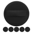 thumbnail image 1 of Miangastore Dusting Puff Cushion Sponge Black Pu Leather 6Pcs, 1 of 8