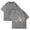 Gray, variant on Raye T-shirts Hip-hop style round-neck pure cotton short-sleeved T-shirts, men's and women's sportswear and casual T-shirts