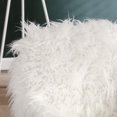 thumbnail image 2 of Moda Furnishings Modern home office chair, fluffy chair, makeup vanity Chair White, 2 of 5