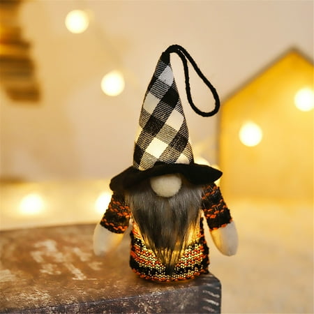 

Winter Savings Clearance! SuoKom Halloween With Lights Luminous Doll Pendant Festive Atmosphere Layout Props