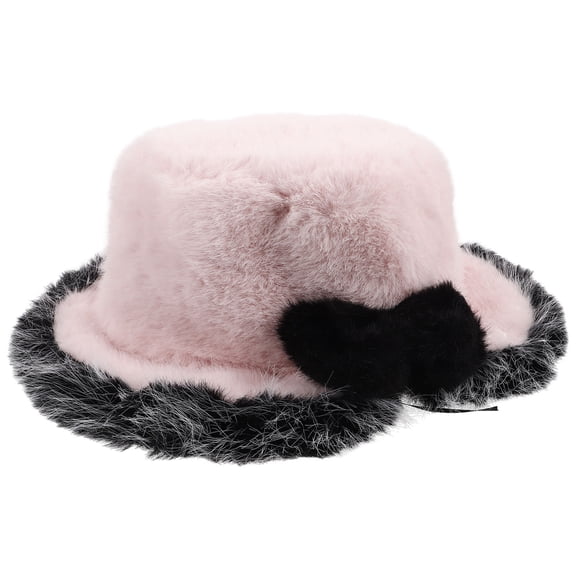 LOLIPPYY Plush Warm Bucket Hat for Women and Girls, Cute Daily Wear, 1 Piece