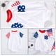 thumbnail image 5 of KAKOWELY Mono de poliéster de una pieza para bebé, mono unisex con estampado del Día de la Independencia para recién nacidos, 5 of 5