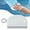 White, variant on CSSJKYJ 4.25 Inch Small Squeegee, All-Purpose Shower Mirror Squeegee, Streak-Free Silicone Blade for Bathroom Mirror Kitchen Car RV, Blue & White(Blue）