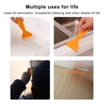 thumbnail image 4 of Scienceny Rascador de ventanas, portátil, para baño, coche, limpieza de vidrios, removedor de pegatinas, Manual, herramienta de eliminación de Materiales de construcción Naranja, 4 of 6